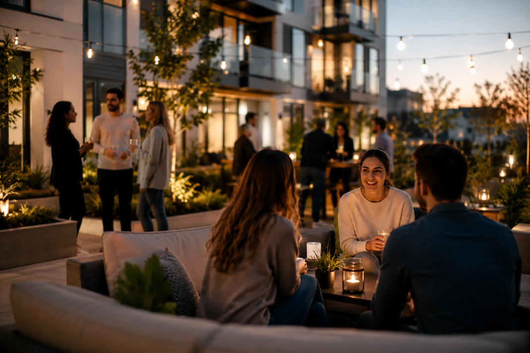 community events in luxury apartment living
