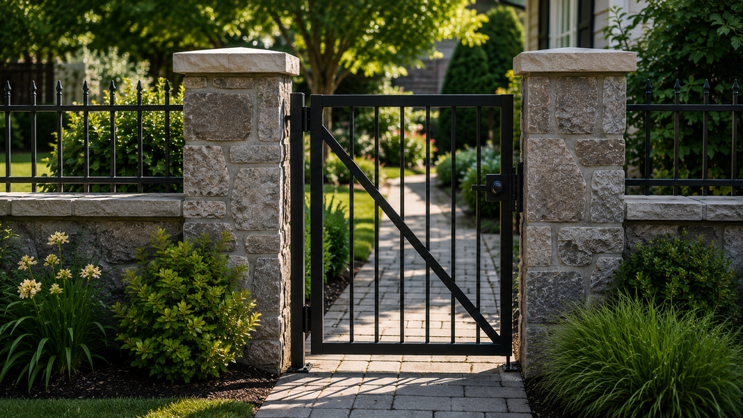 The Busiest Gate on the Property Is the Smallest Custom Walk Gates