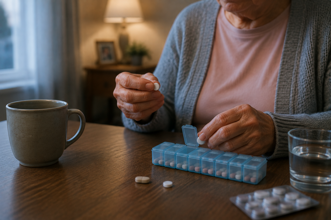The Riskiest Part of Aging at Home Is the Pillbox Medication Management for Seniors