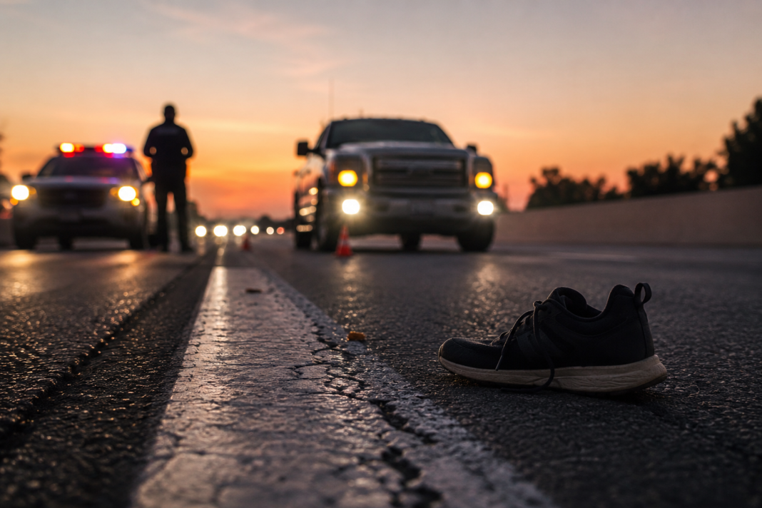 Pedestrian Hospitalized After Being Struck by Truck on Highway 99 in Bakersfield pedestrian accident on Highway 99